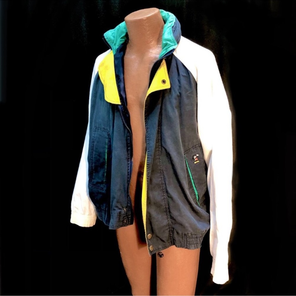 Disney Blue and Green Windbreaker Jacket